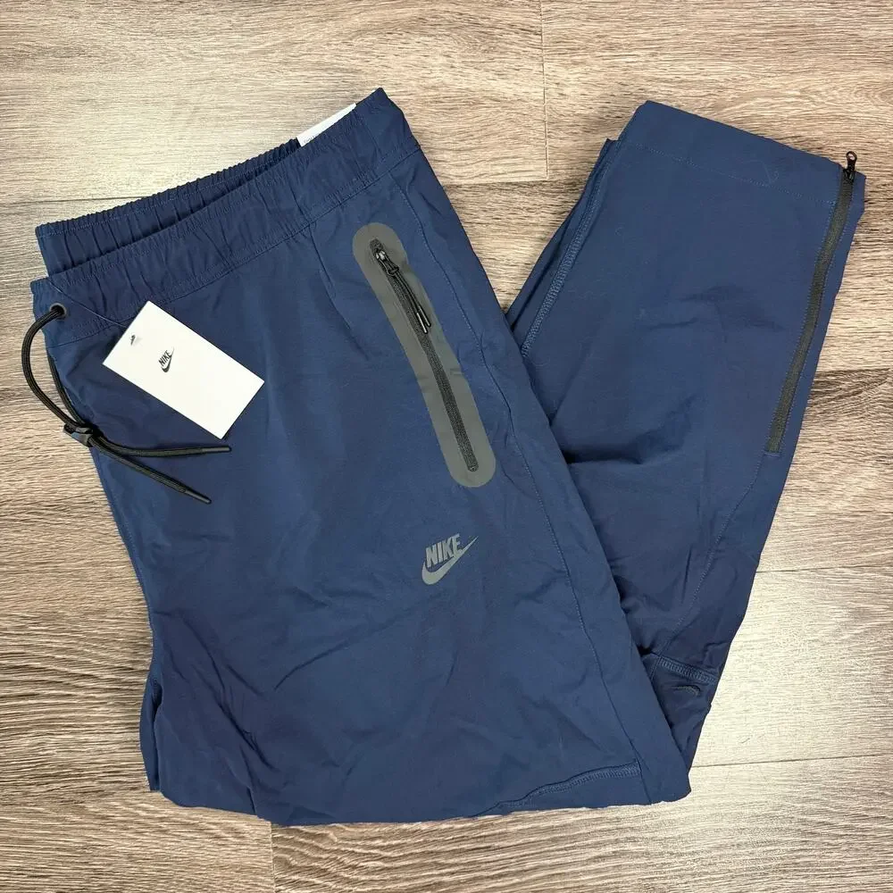 Nike Tech Woven Track Pants Joggers Navy Blue Men’s Sz 3XL HM8241-451 NWT
